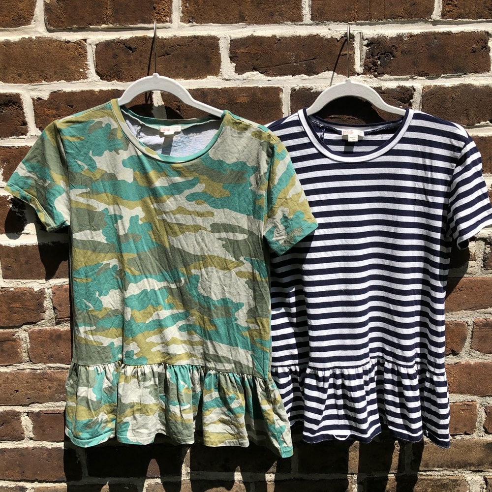 two girls crewcuts shirts